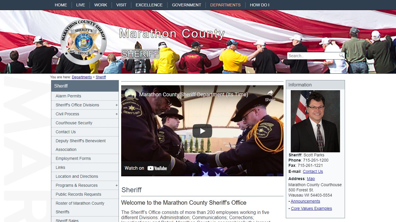 Sheriff - Marathon County, Wisconsin